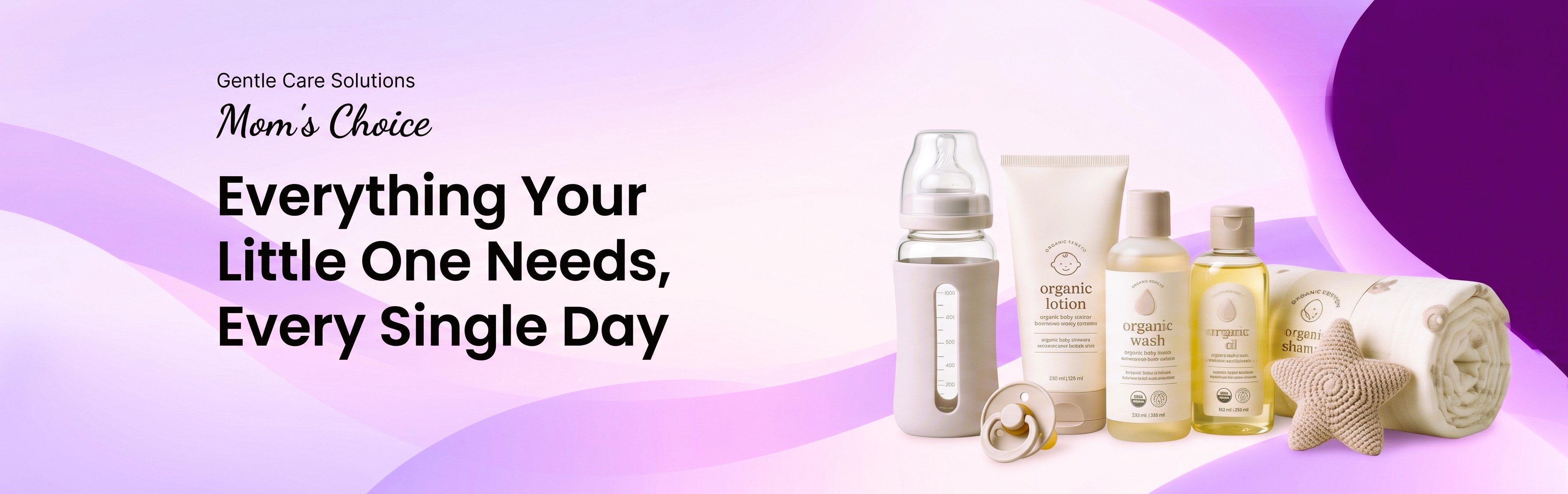 Baby products for everyday care